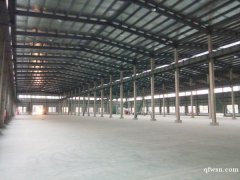 白蒲鎮全新鋼結構廠房，層高15米，10噸行車各種大車可進